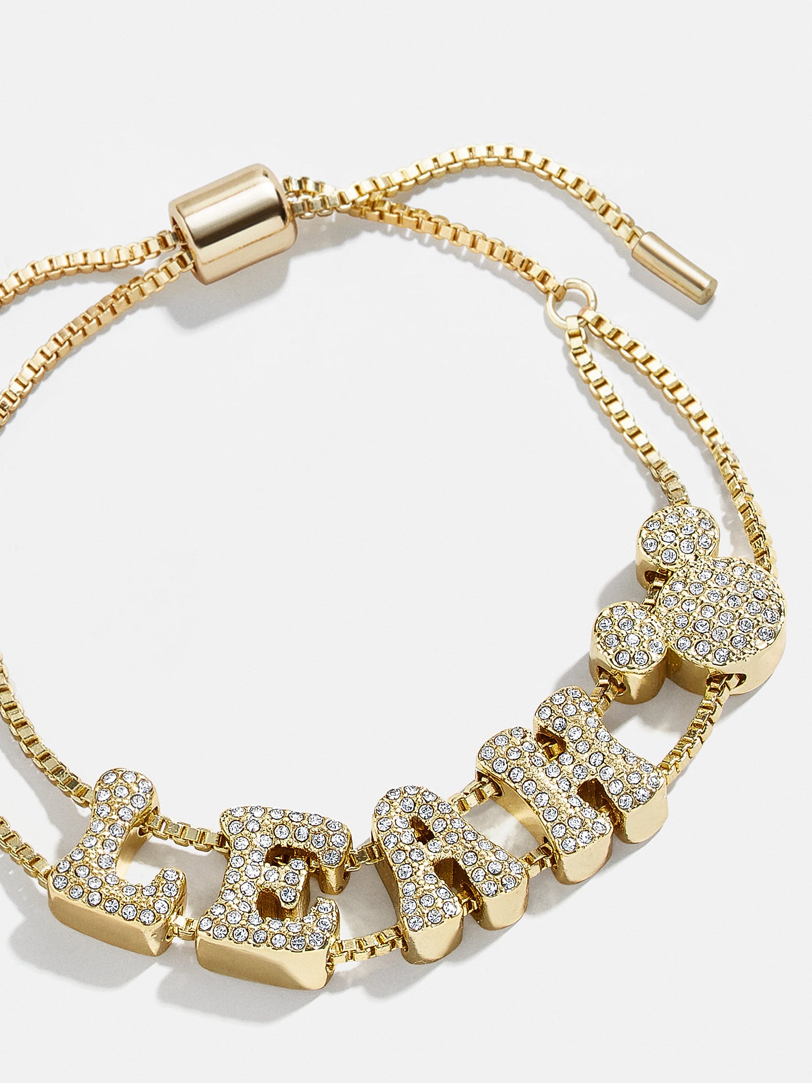 Disney Mickey Mouse Custom Slider Bracelet - Pavé Bubble Double Strand