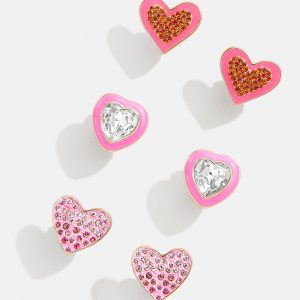 Sweetheart Kids' Earring Set - Heart