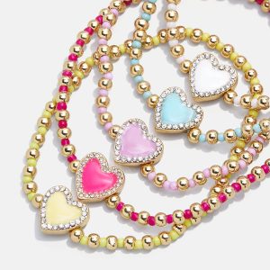 Sweetheart Kids' Pisa Bracelet Set - Pave Hearts