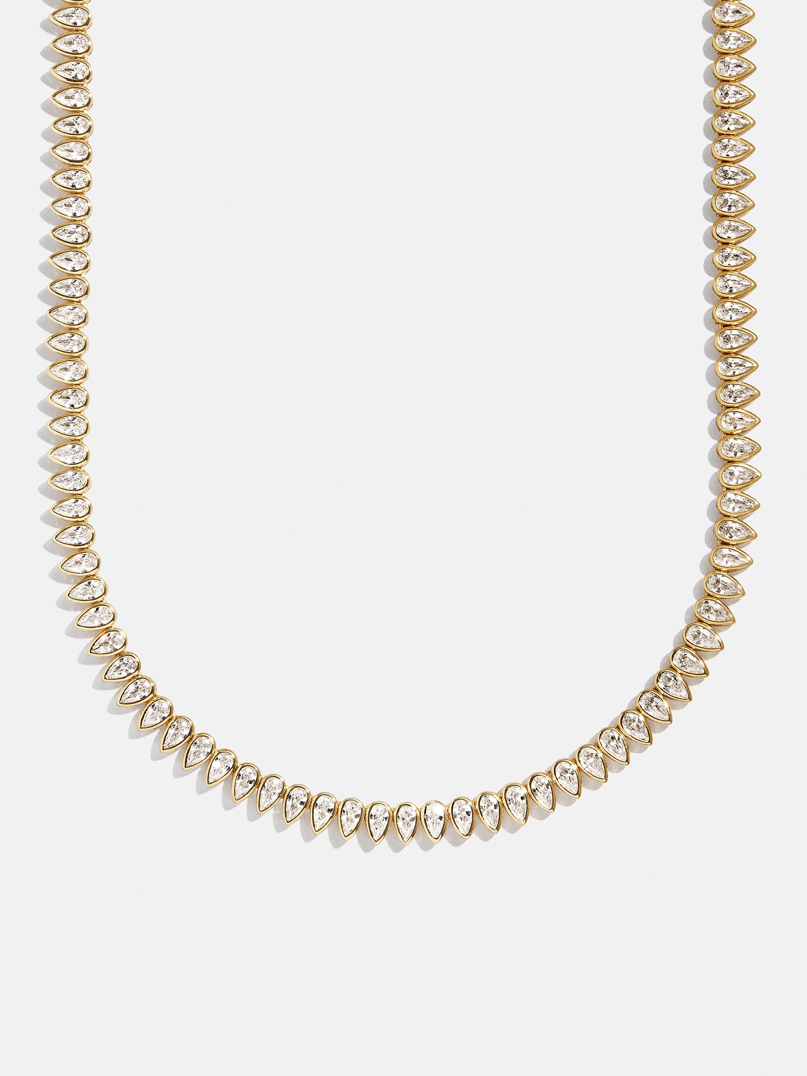 Julia 18K Gold Adjustable Tennis Necklace - Gold/Pav??