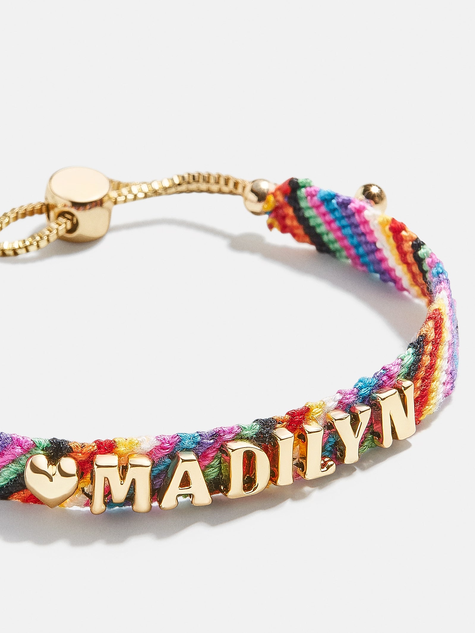 Woven Kids' Custom Friendship Bracelet - Multi Stripe - Image 3