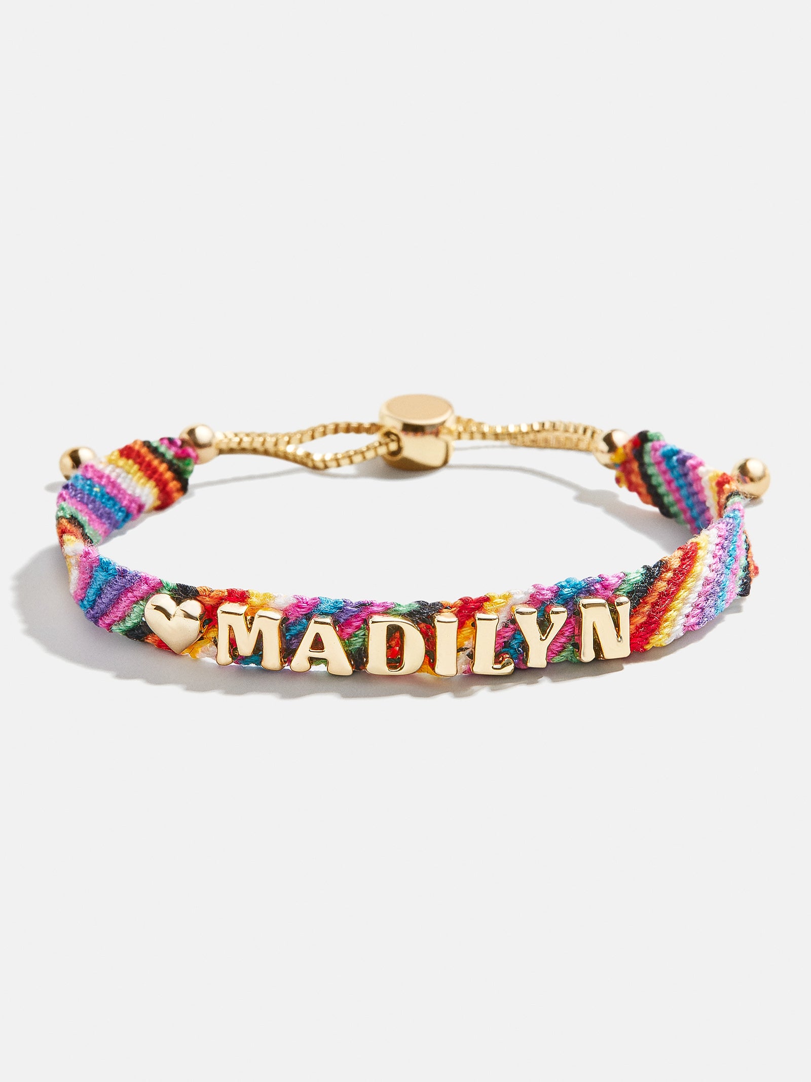 Woven Kids' Custom Friendship Bracelet - Multi Stripe - Image 5
