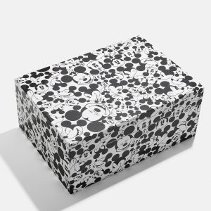 Mickey Mouse Disney Jewelry Lacquer Box - Black/White