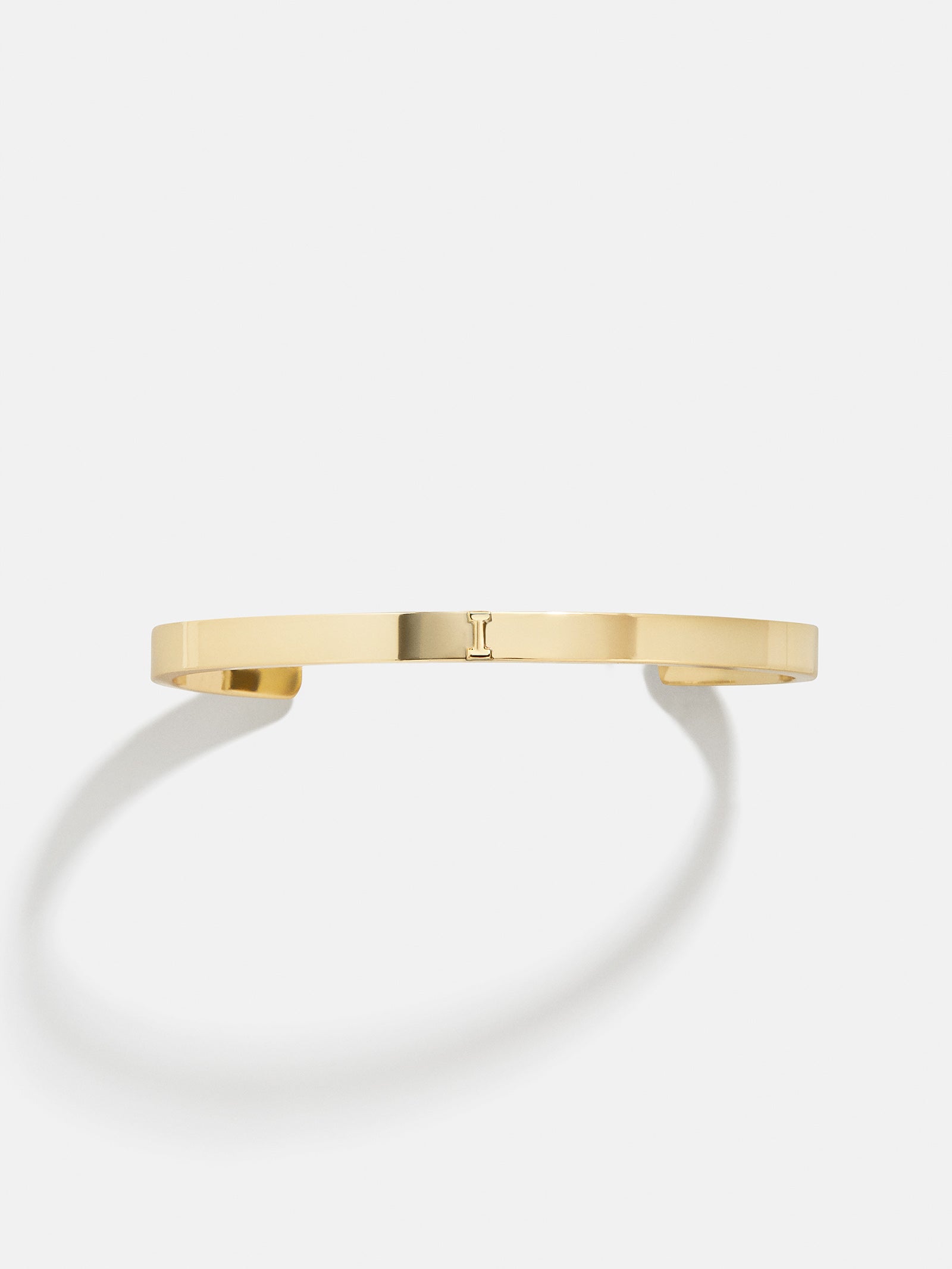 Initial Cuff Bracelet - Gold Letter - Image 11