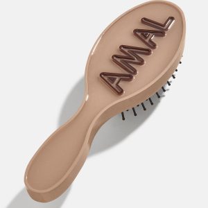Mini Fine Line Custom Hair Brush - Light Brown/Dark Brown