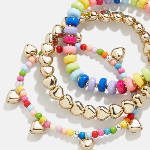Beads Please Kids' Bracelet Set - Kids' Hearts