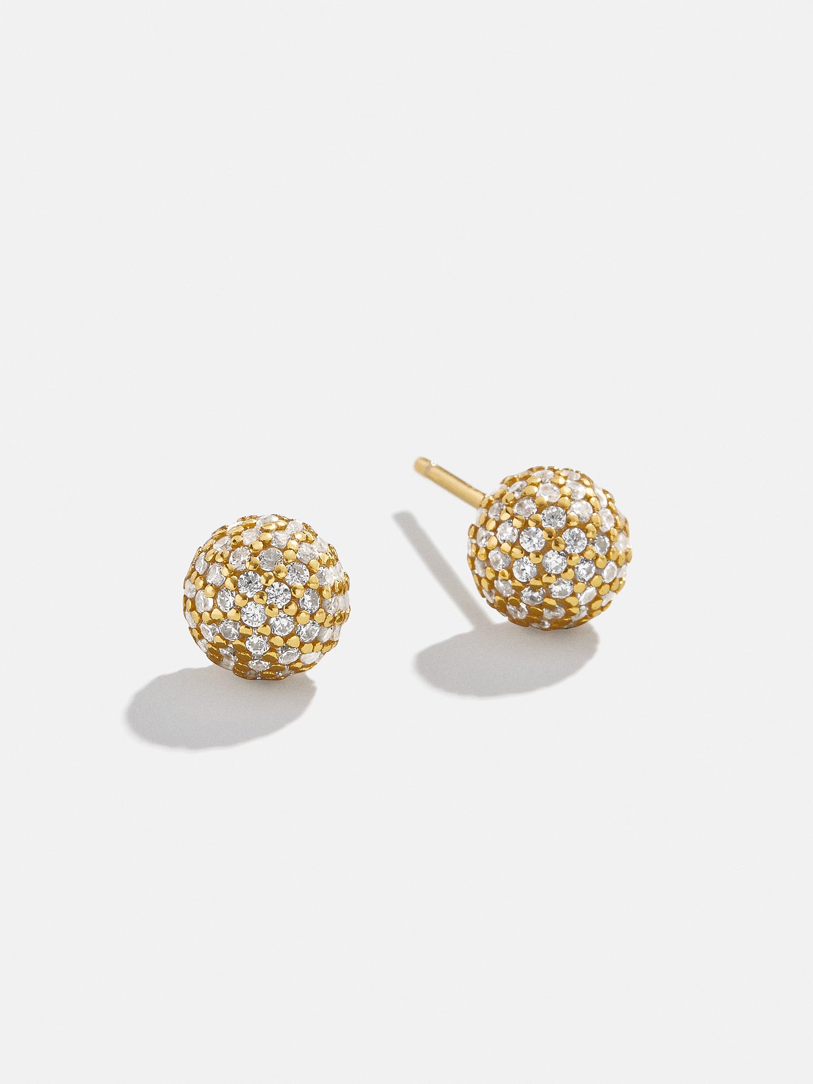 Dorothea 18K Gold Earrings - Gold/Pav?? - Image 3