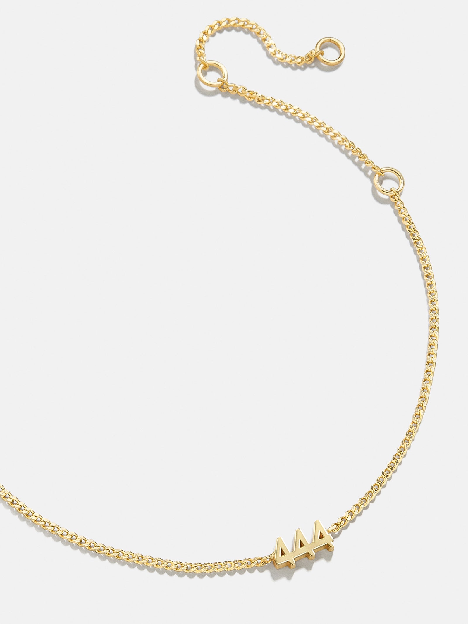 18K Gold Custom Angel Number Bracelet - Image 5