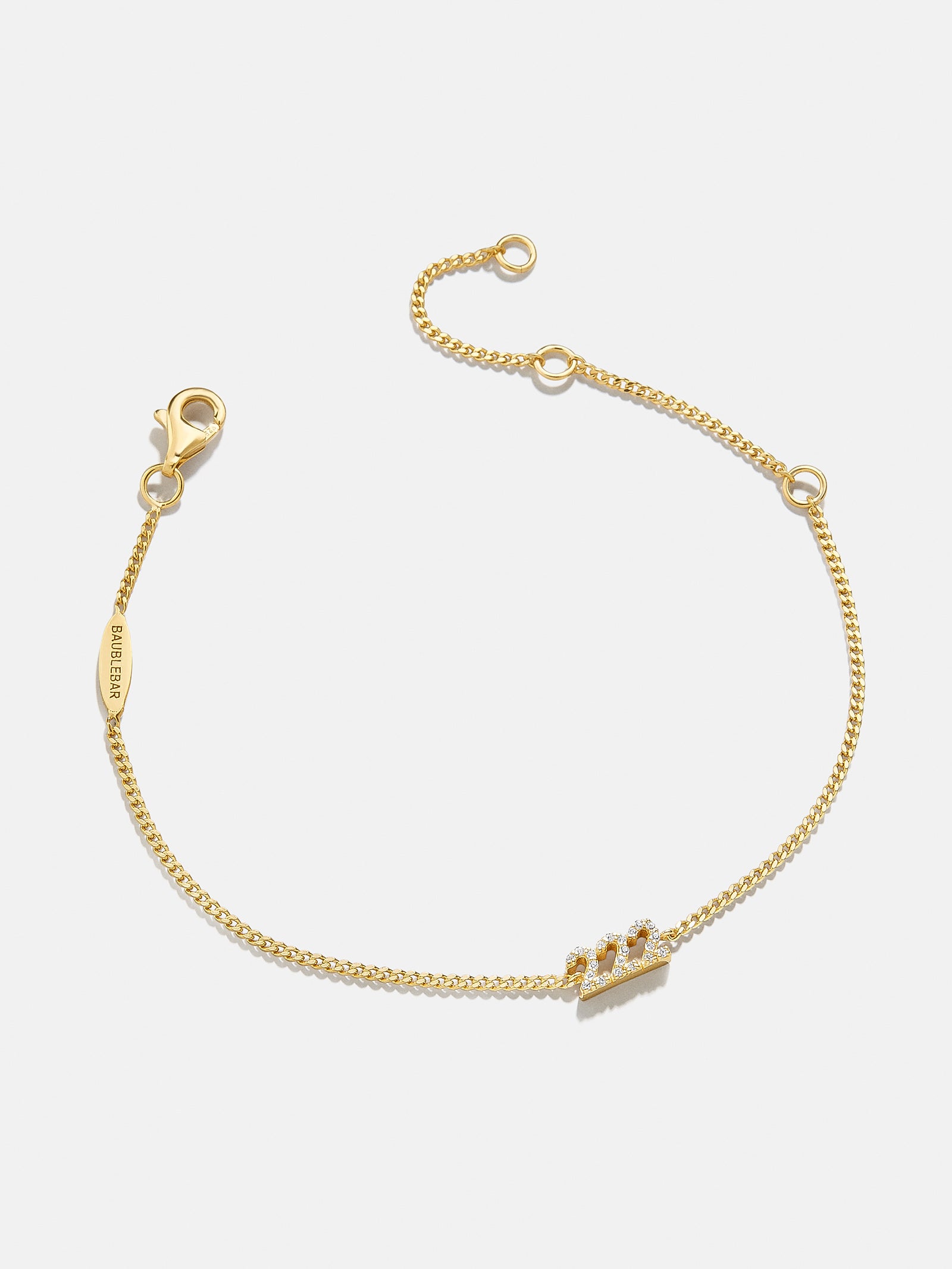 18K Gold Custom Angel Number Bracelet - Image 8