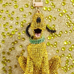 Disney Pluto Classic Pavé Bag Charm - Pluto