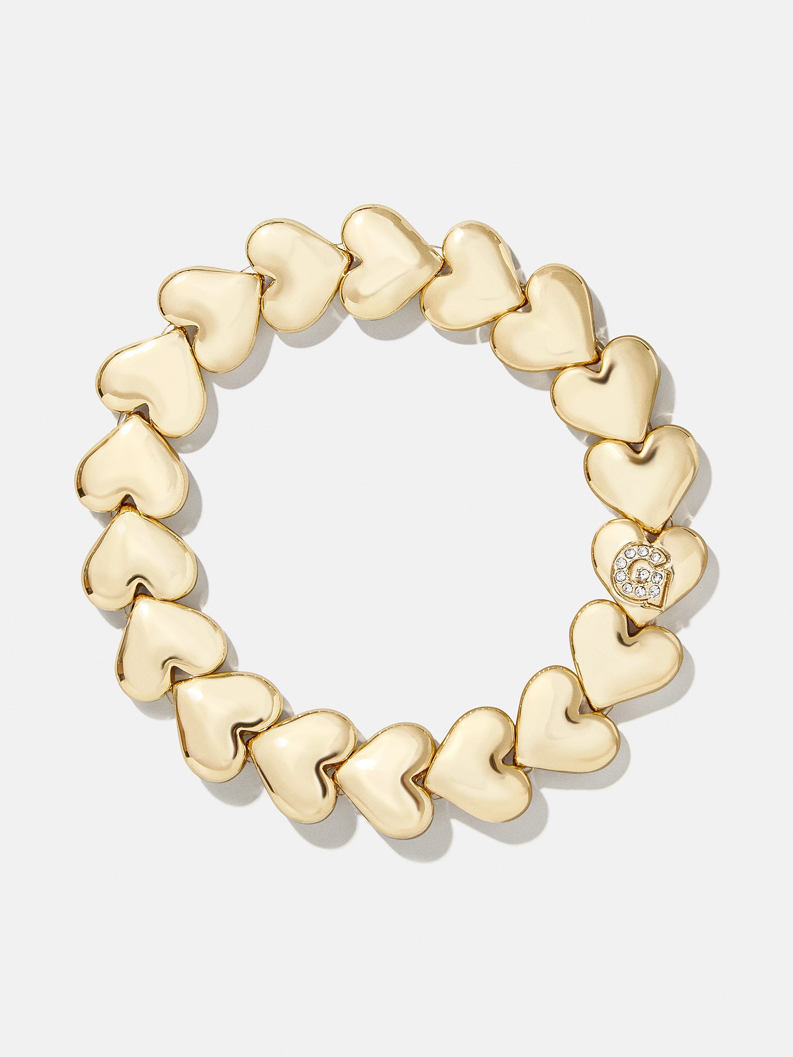 Caroline Initial Bracelet - Gold/Pav?? - Image 9