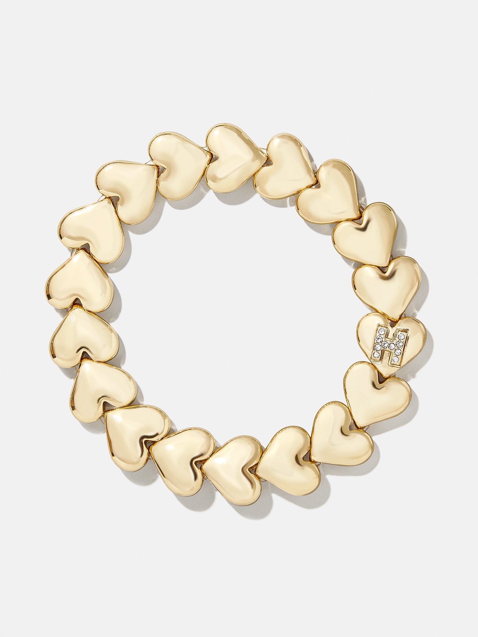 Caroline Initial Bracelet - Gold/Pav?? - Image 10