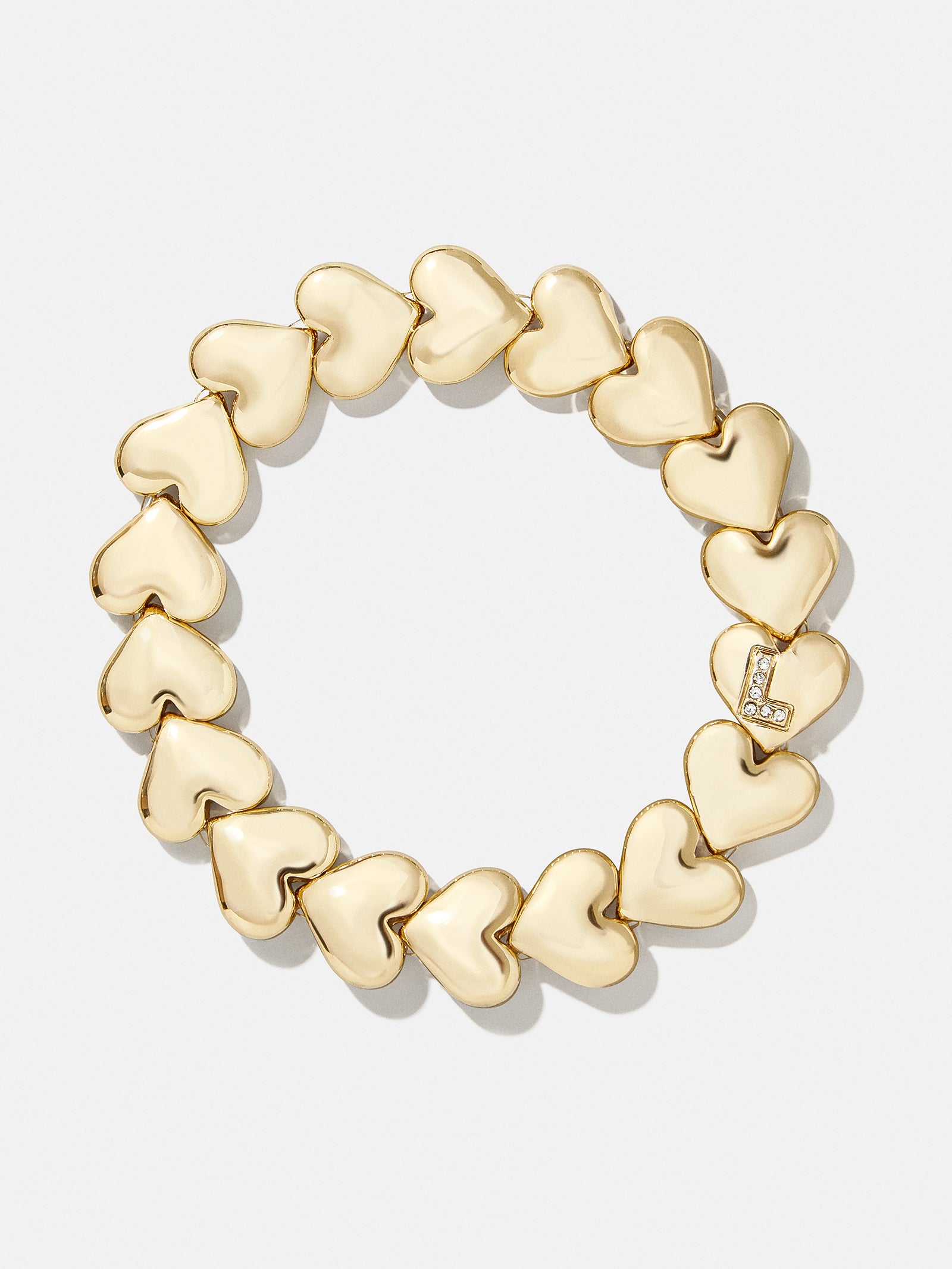 Caroline Initial Bracelet - Gold/Pav?? - Image 14