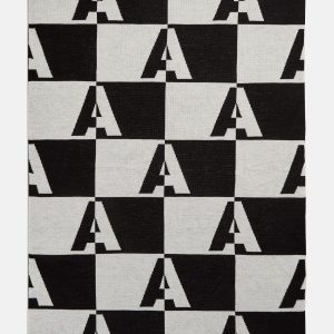 Opposites Attract Custom Blanket - Gray/Black