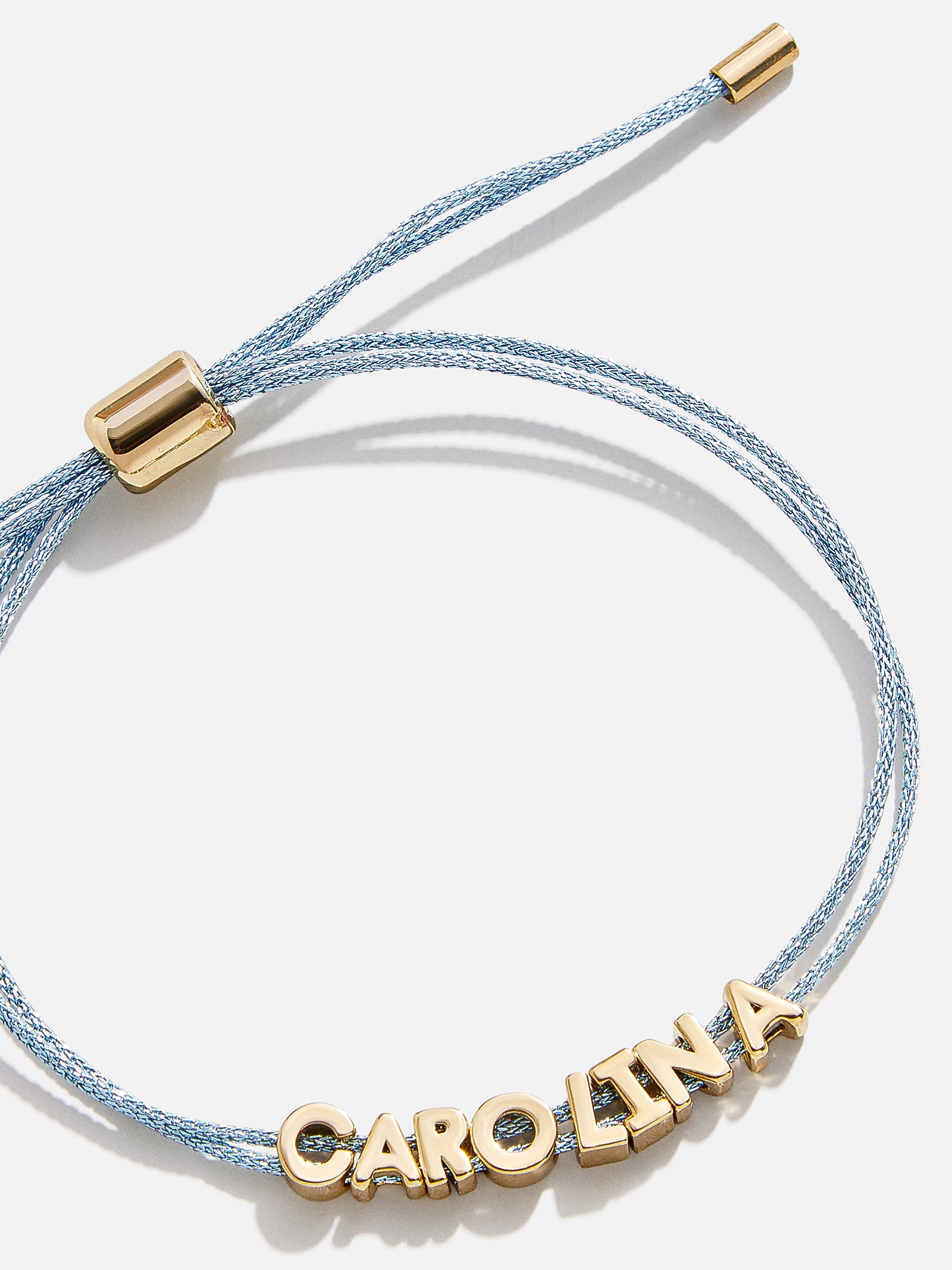 Custom Cord Bracelet - Light Blue - Image 3