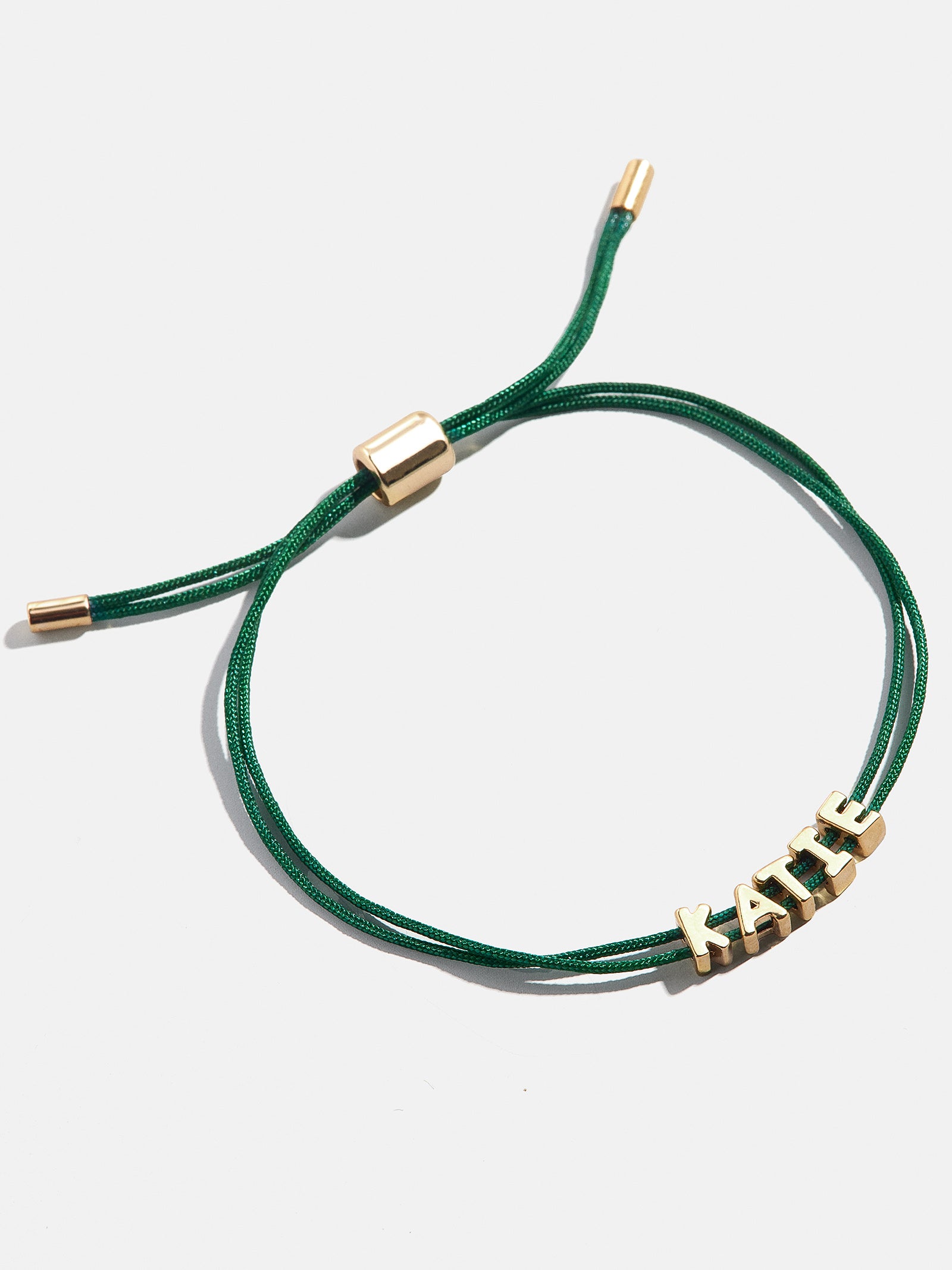 Custom Cord Bracelet - Dark Green - Image 3