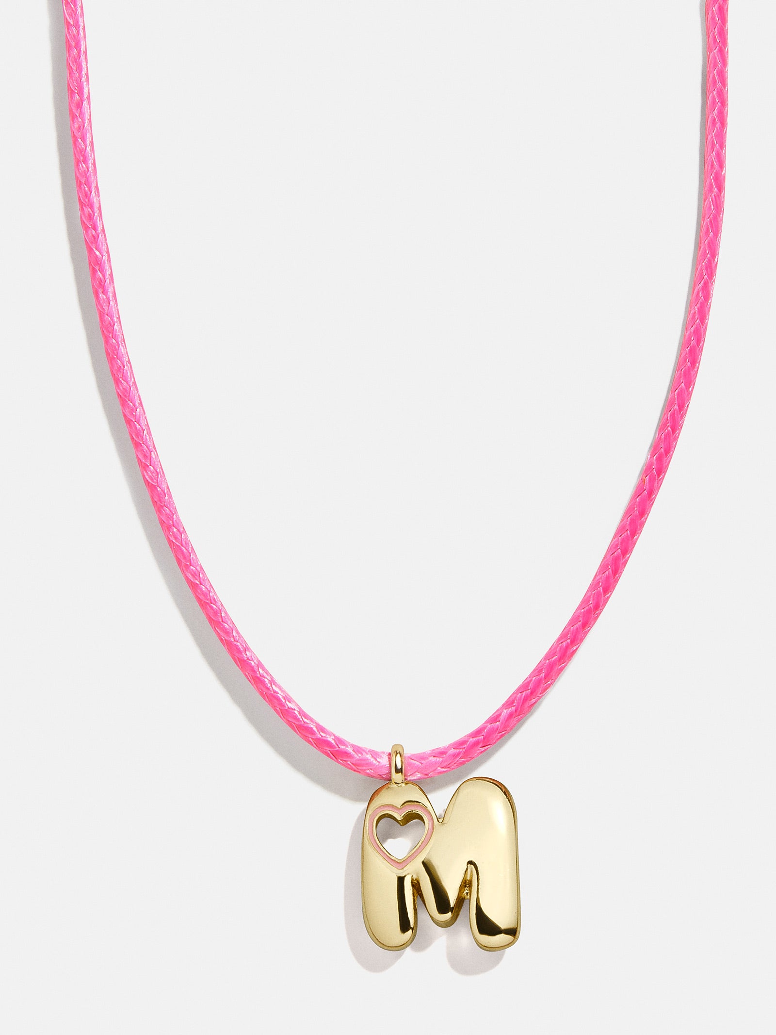 Pretty in Pink Kids Initial Necklace - Light Pink - Image 16