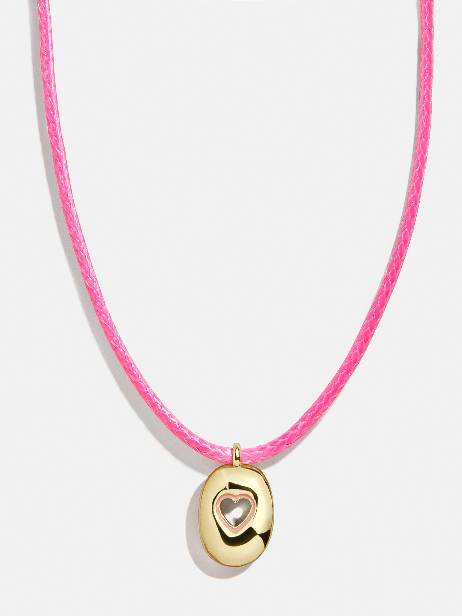 Pretty in Pink Kids Initial Necklace - Light Pink - Image 18