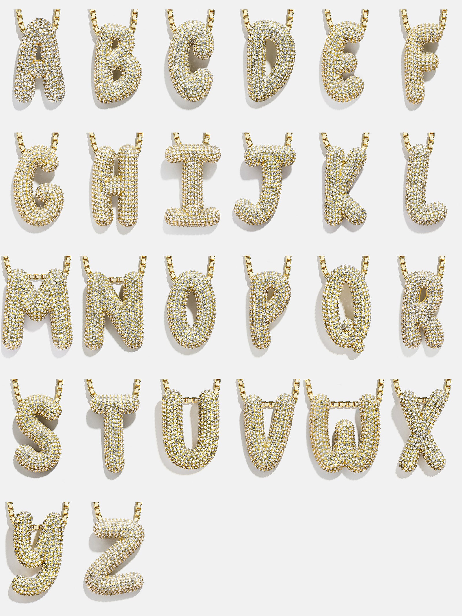 Bubble Initial Necklace - Image 10