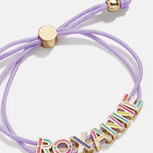 Kids' Custom Cord Bracelet - Purple