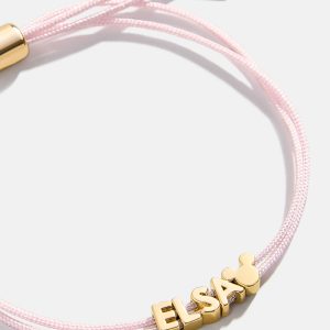 Disney Mickey Mouse Custom Cord Bracelet - Light Pink