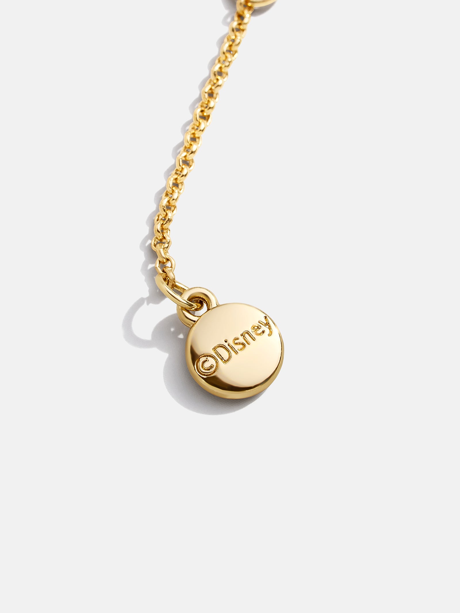 Mickey Mouse & Minnie Mouse Disney Better Half Necklace - Gold/Pavé - Image 4