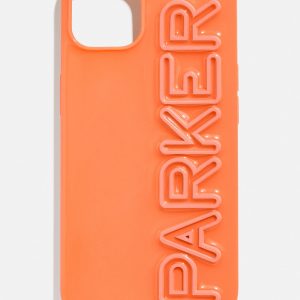 Fine Line Custom iPhone Case - Orange