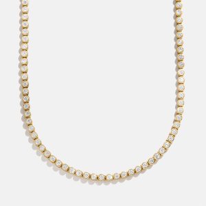 Amalie Bezel Tennis Necklace