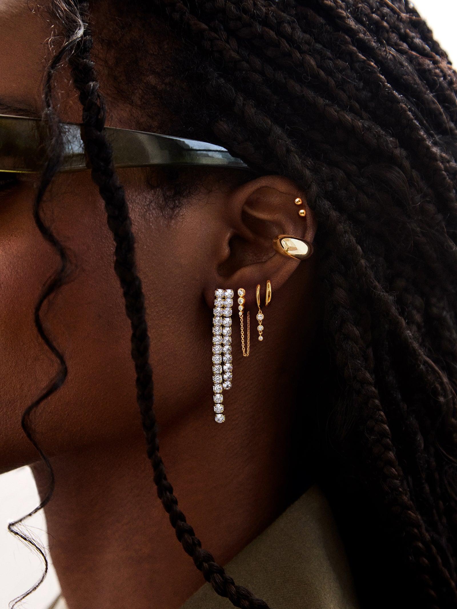 Chloe Ear Cuff - Gold - Image 2