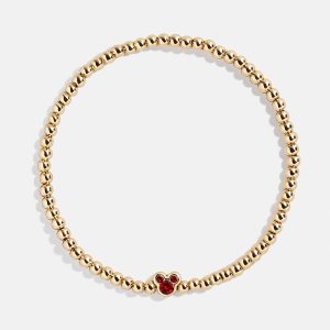 Disney Mickey Mouse Birthstone Pisa Bracelet - Garnet