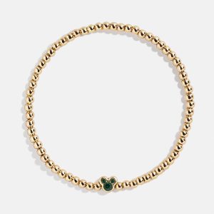 Disney Mickey Mouse Birthstone Pisa Bracelet - Emerald