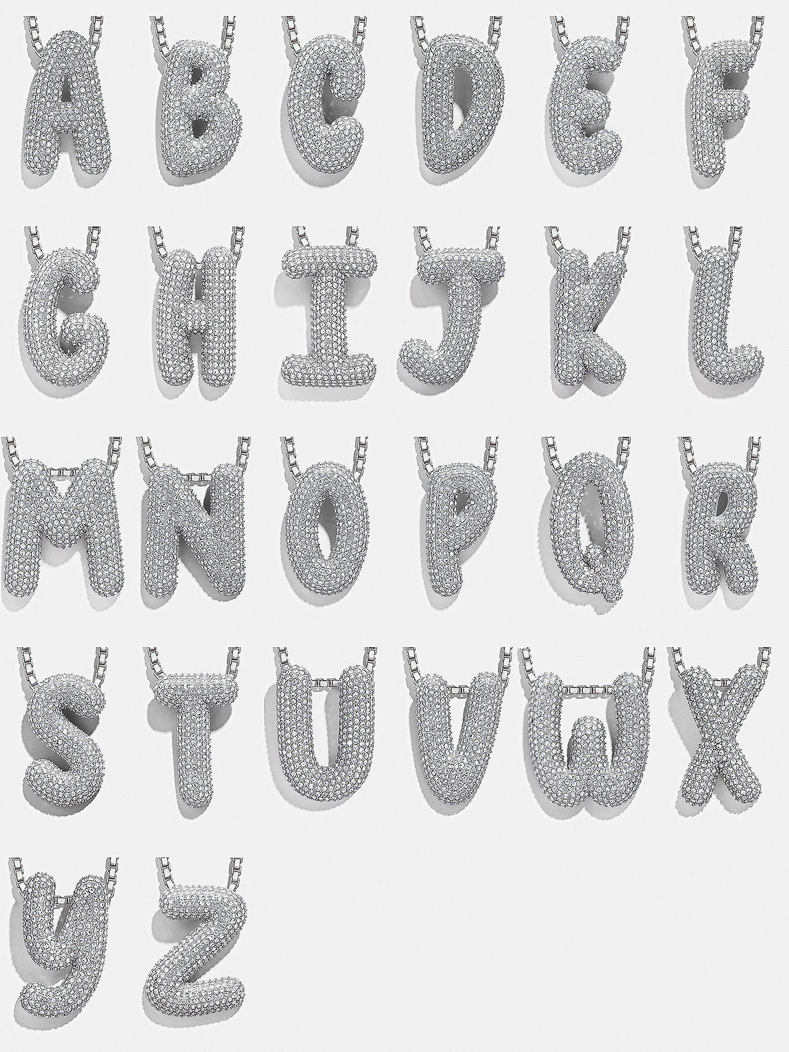 Bubble Initial Necklace - Image 18
