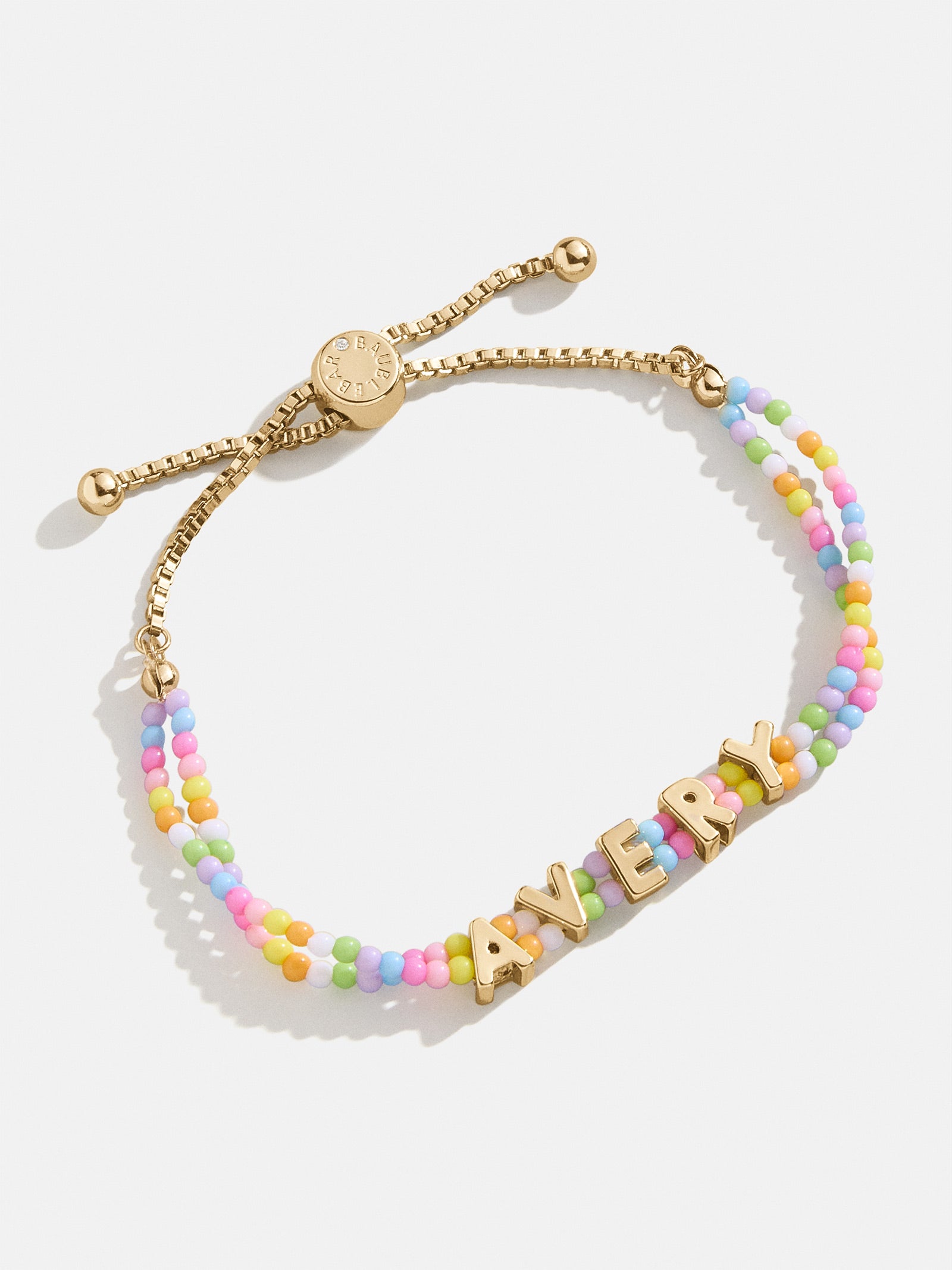 Bead Mine Kids' Custom Name Bracelet - Light Multi - Image 3