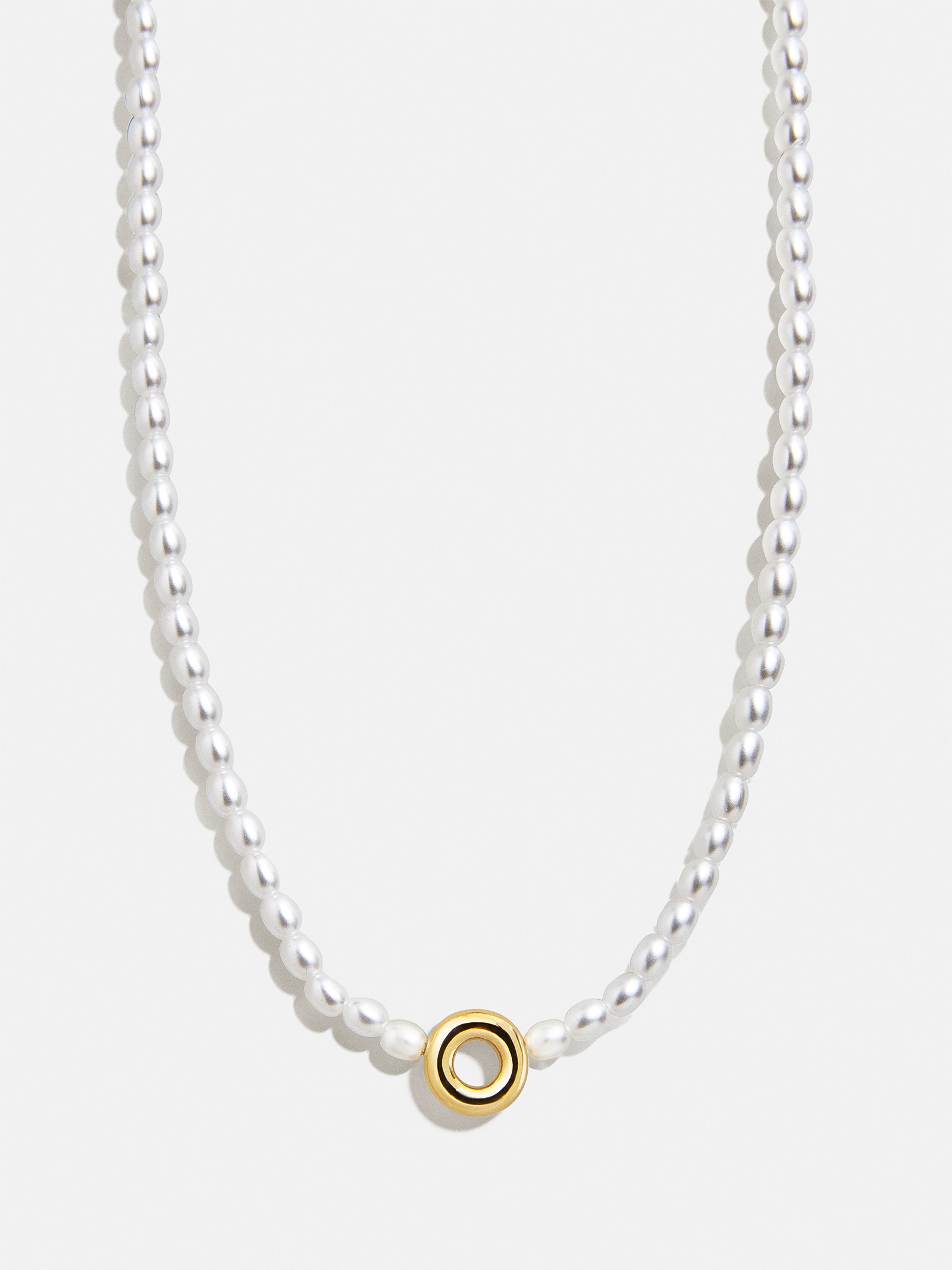 Playful Pearls Kids' Initial Necklace - Gold/Pearl - Image 17