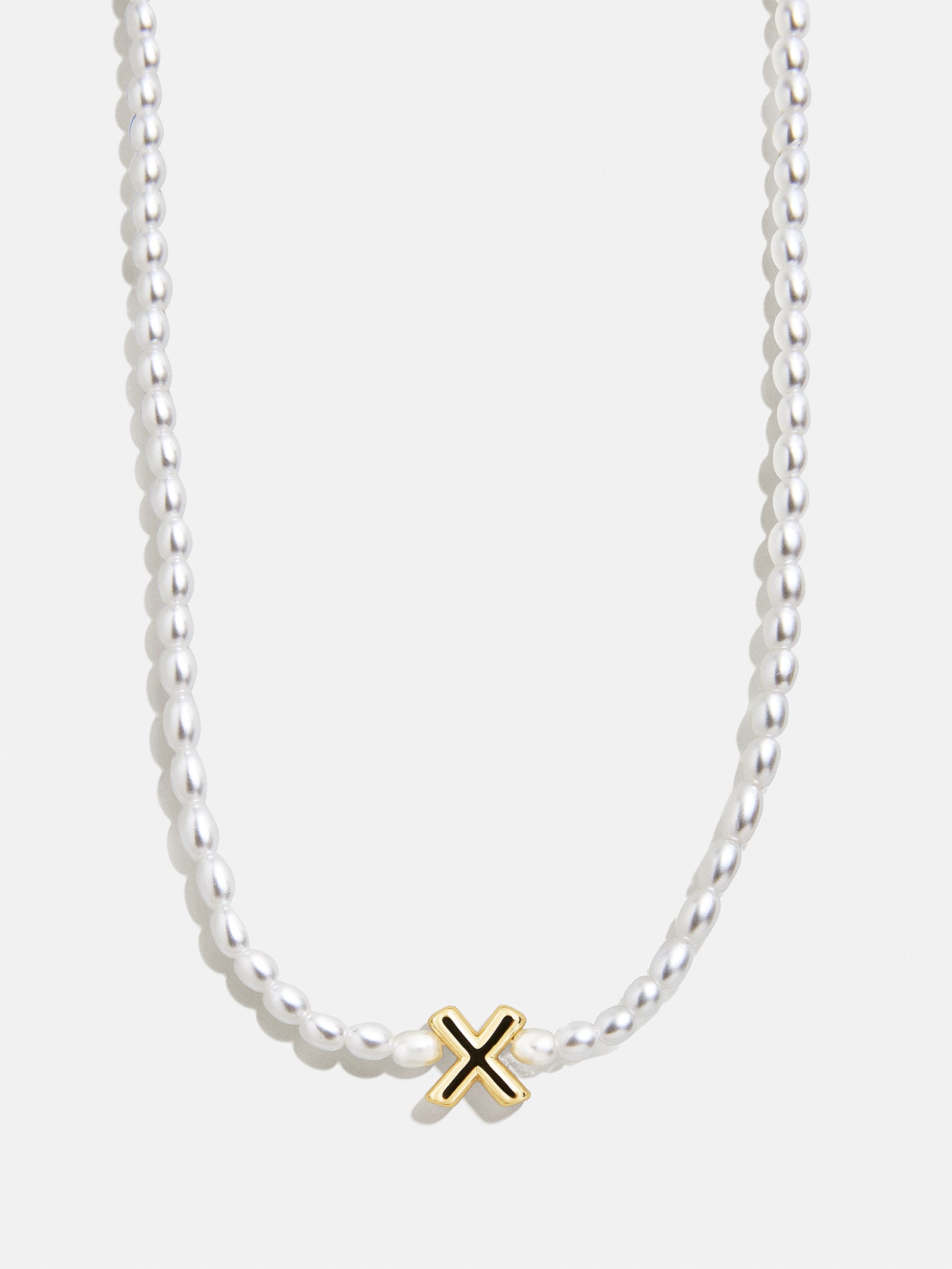 Playful Pearls Kids' Initial Necklace - Gold/Pearl - Image 26