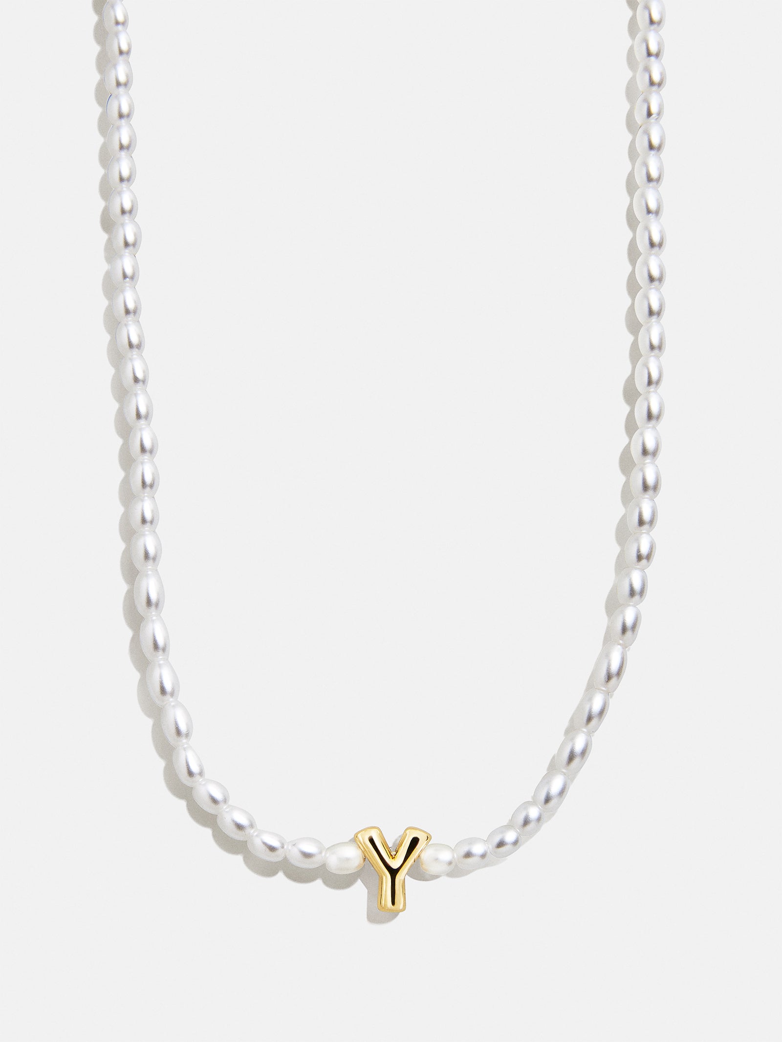 Playful Pearls Kids' Initial Necklace - Gold/Pearl - Image 27