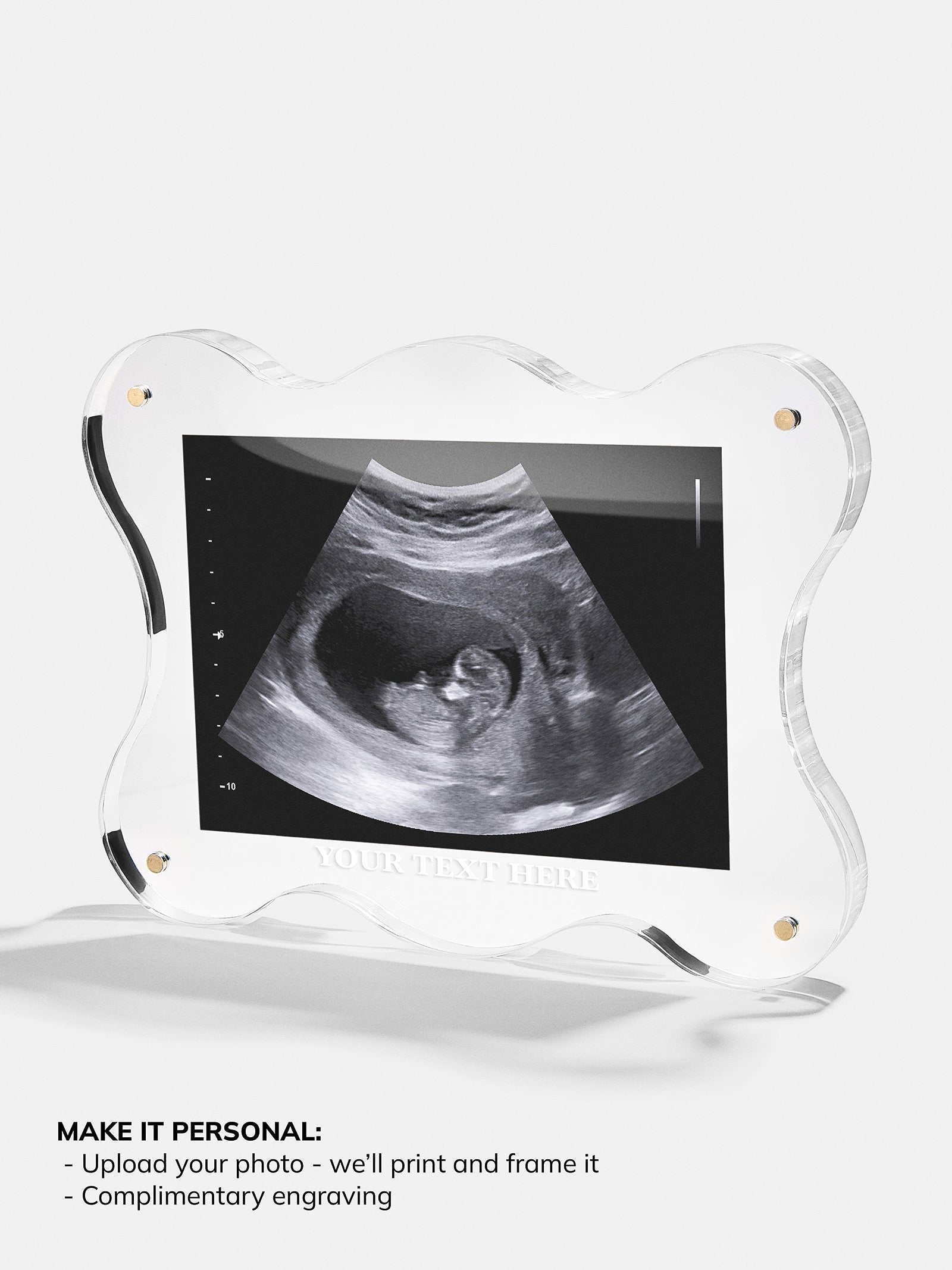 Picture Perfect Horizontal Acrylic Frame - Retro Wavy - Image 2