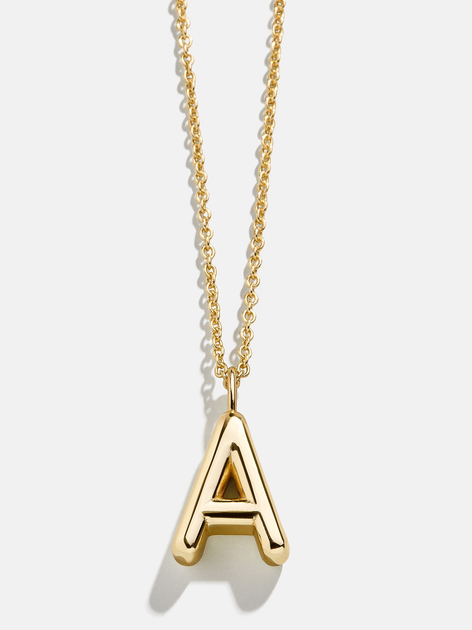 Classic 18K Gold Initial Necklace - 18K Gold - Image 3