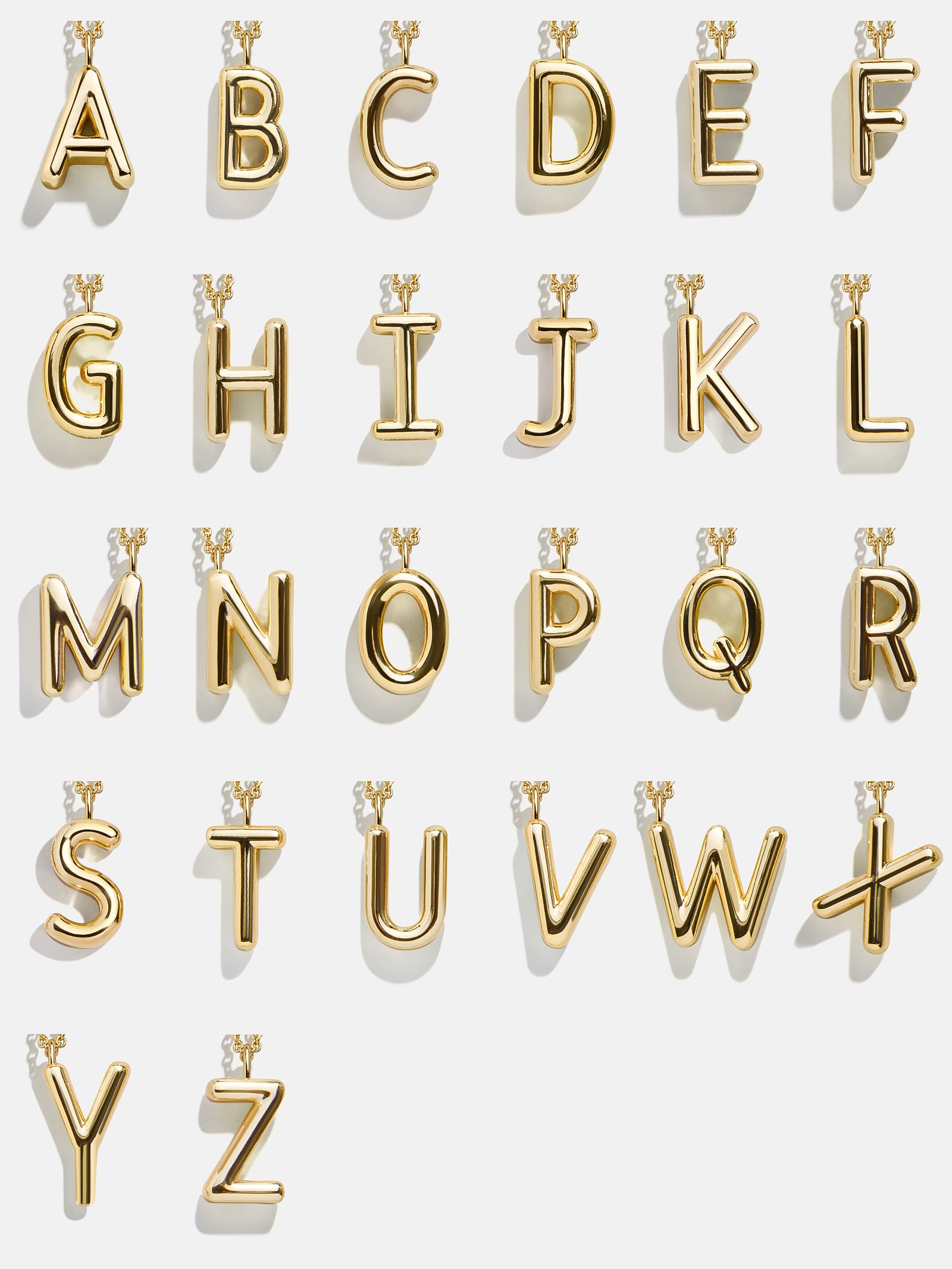 Classic 18K Gold Initial Necklace - 18K Gold - Image 29