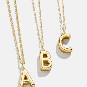 Classic 18K Gold Initial Necklace - 18K Gold