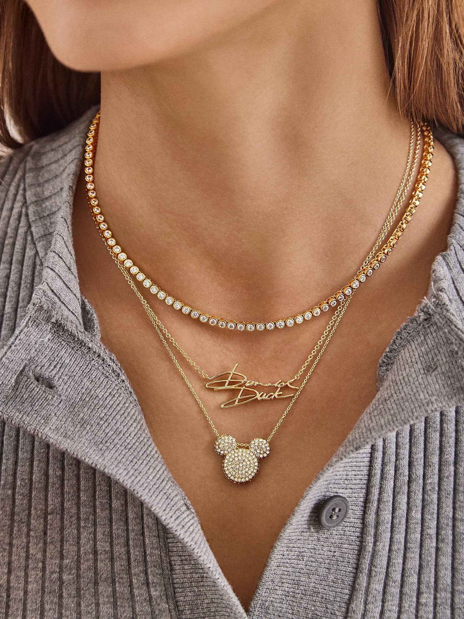 Disney Character Signature Necklace - Donald Duck - Image 2