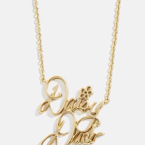 Disney Character Signature Necklace - Daisy Duck