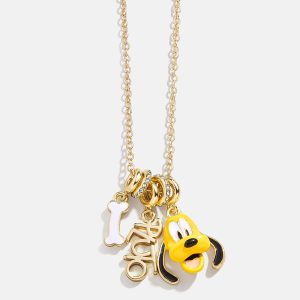 Disney Pluto Cluster Charm Necklace - Pluto