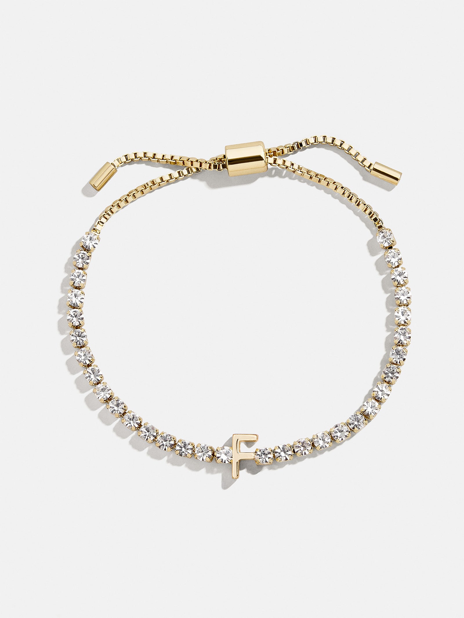 Lyanna Initial Tennis Bracelet - Gold/Pav?? - Image 9