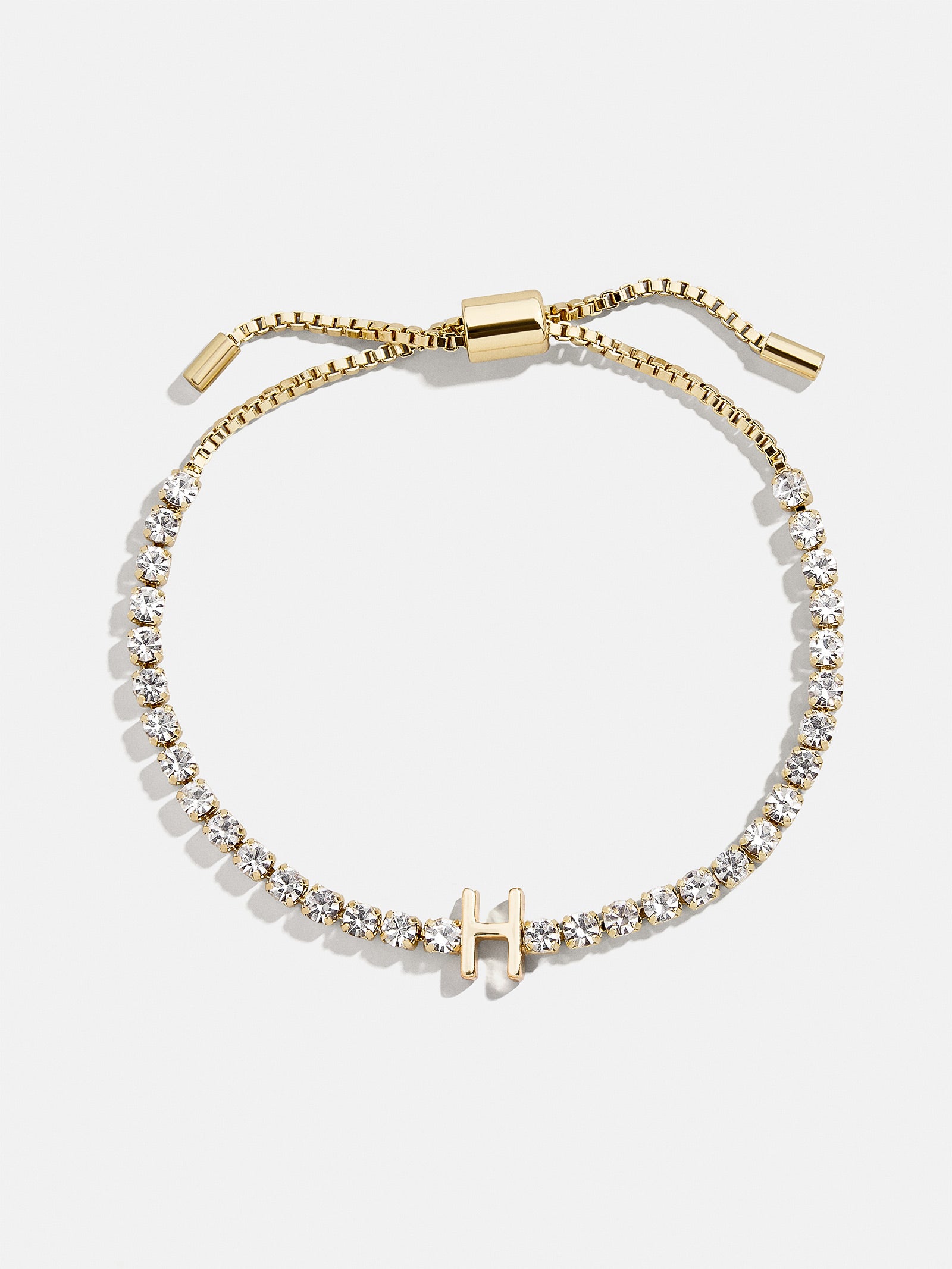 Lyanna Initial Tennis Bracelet - Gold/Pav?? - Image 11