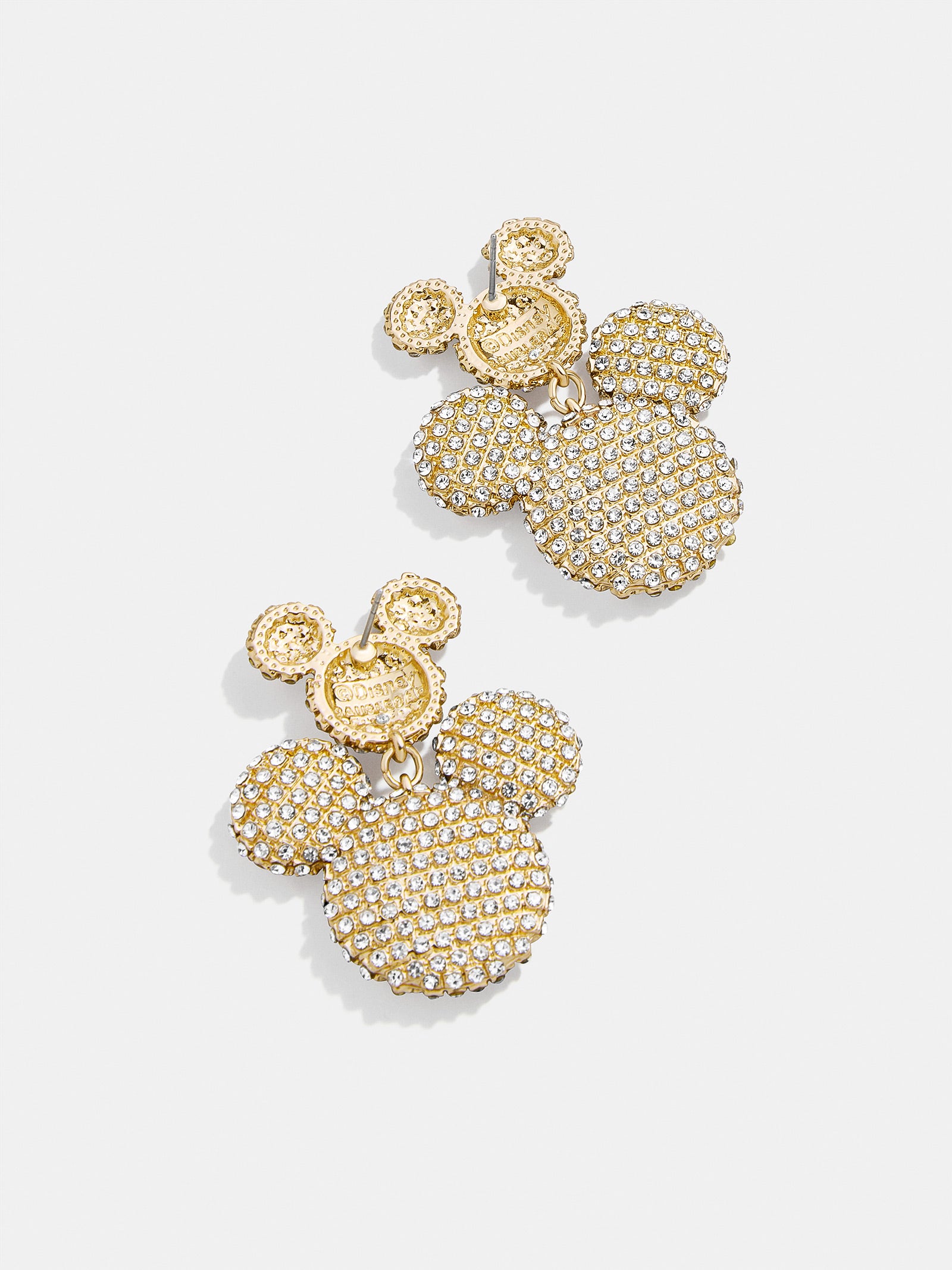 Disney Mickey Mouse Pav?? Statement Earrings - Gold/Pav?? - Image 3