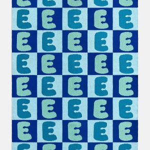 Bubble On Repeat Custom Blanket - Dark Blue/Light Blue