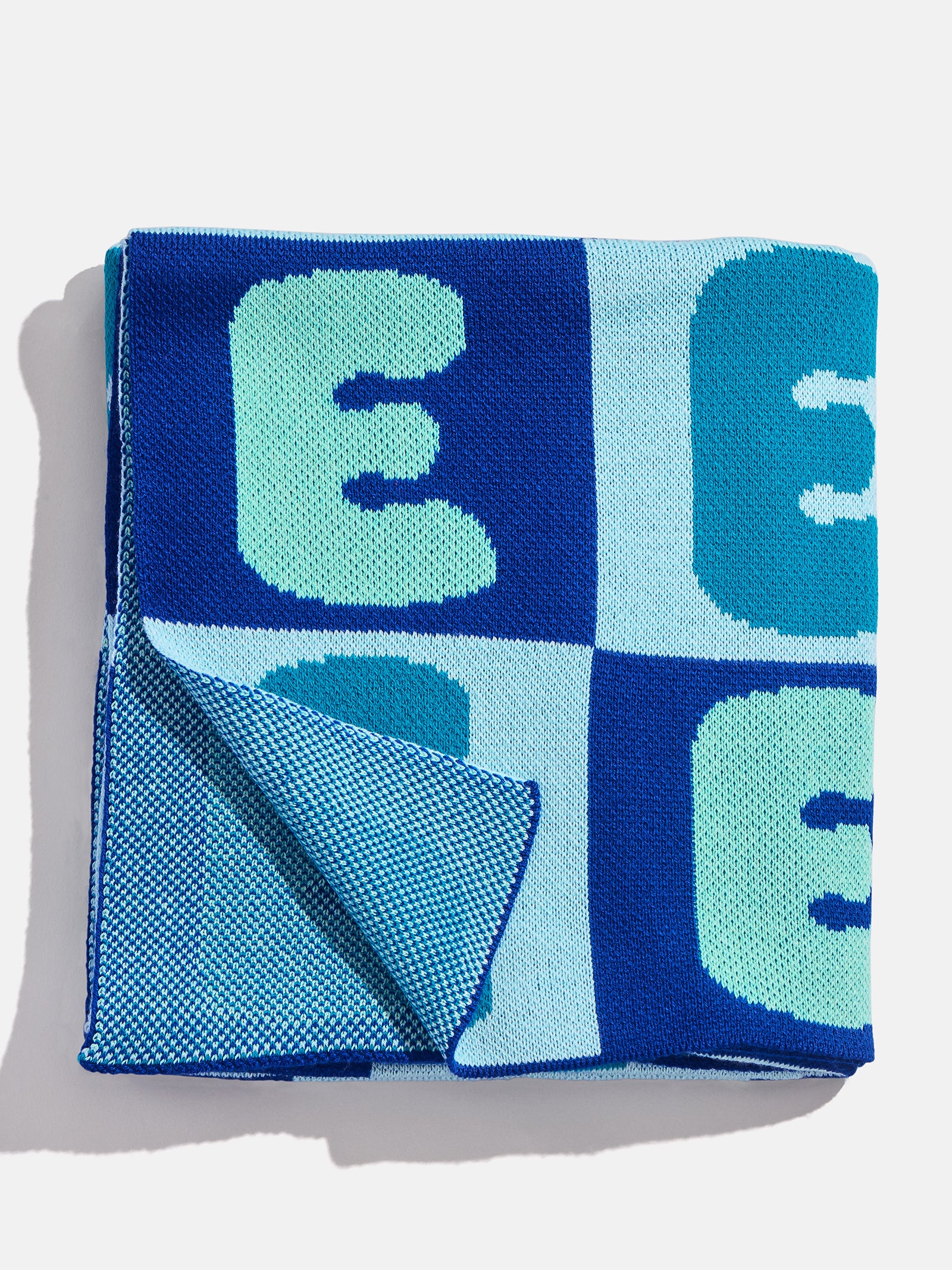 Bubble On Repeat Custom Blanket - Dark Blue/Light Blue - Image 3