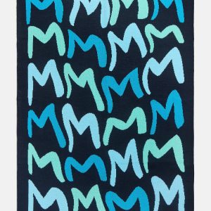 Get Wavy Custom Blanket - Navy/Blue