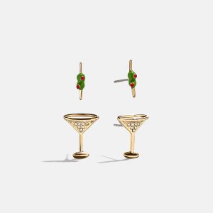 Pimento Memento Martini Earring Set - Martini